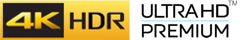 Loga 4K HDR a Ultra HD Premium