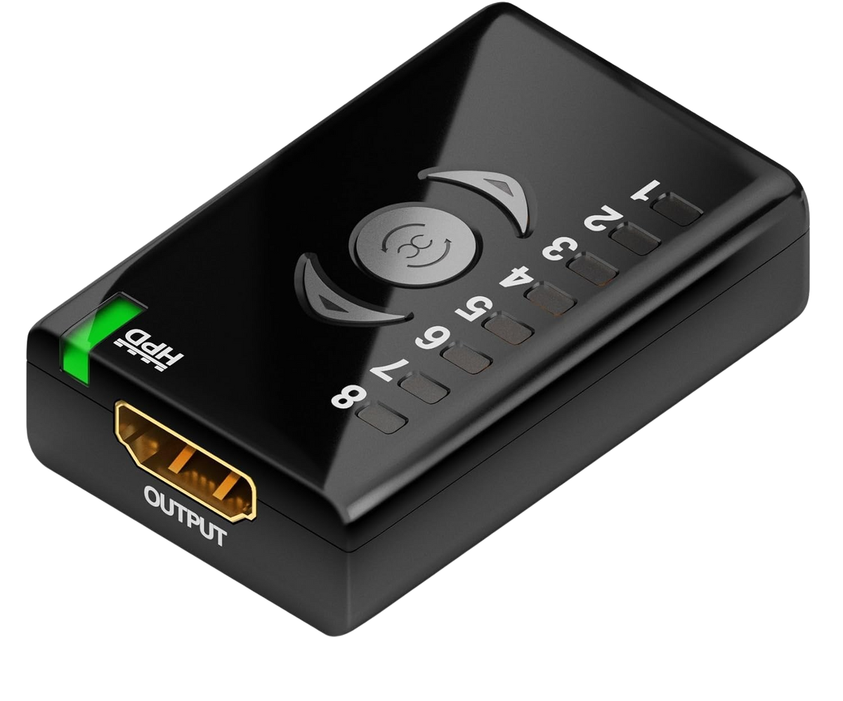 Výstup HDMI Dr HDMI se zeleným indikátorem HPD